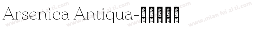Arsenica Antiqua字体转换
